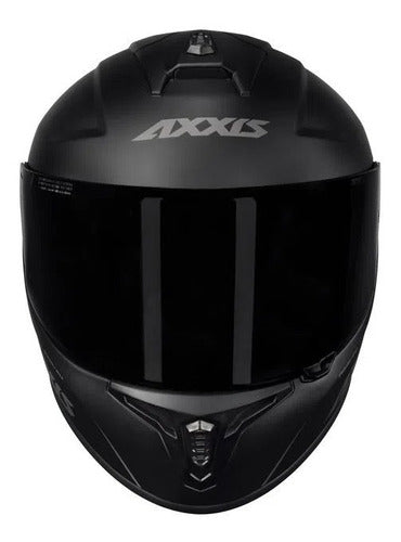 Capacete Axxis Draken Monocolor Preto Fosco Lançamento + Nf