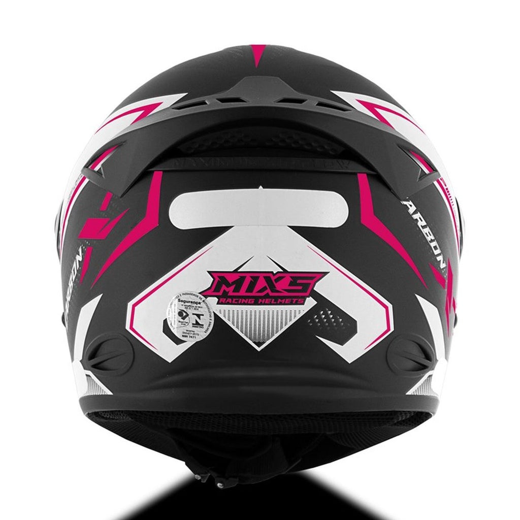 Capacete Fechado Mixs Mx2 Carbon Fosco