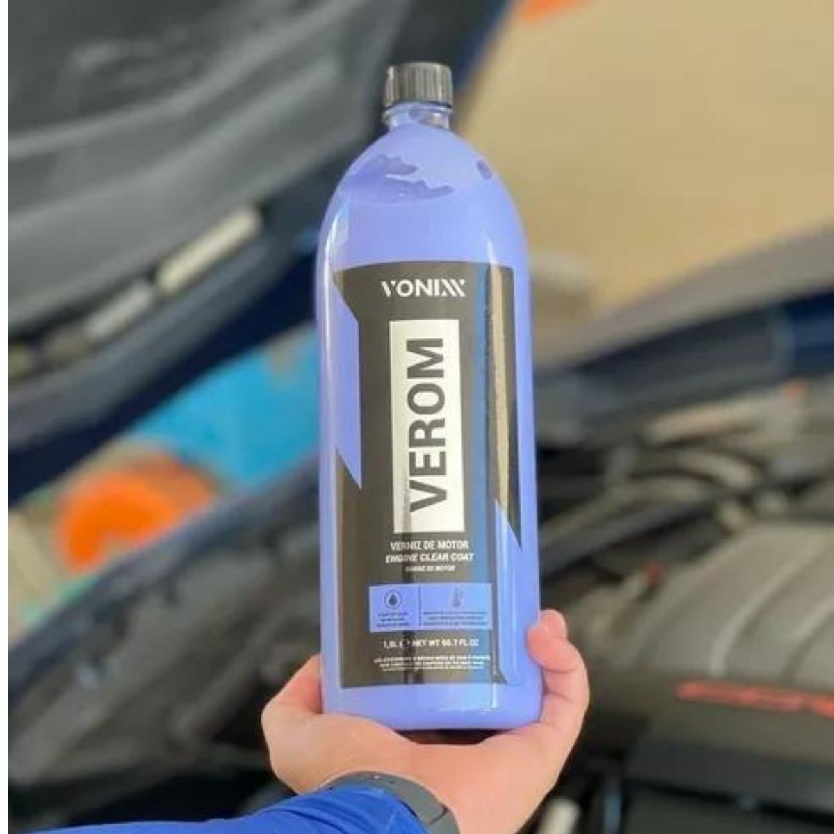 Verniz De Motor Verom Vonixx Brilho Proteção Base Água 1,5l
