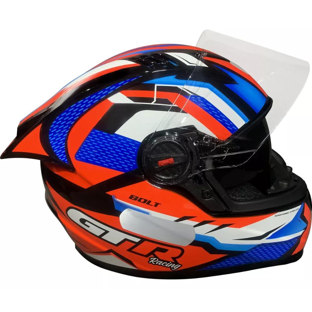 Capacete FW3 GT Racing Bolt Design Com Narigueira