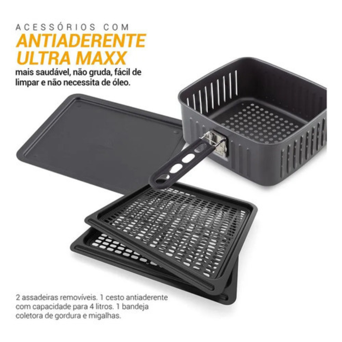 Fritadeira AirFryer Oven Philco 4 em1 PFR2200 127v 12L 1800W