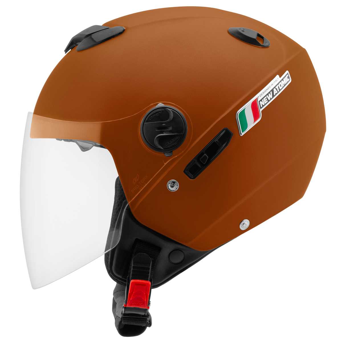 Capacete Aberto Pro Tork New Atomic Elite Viseira Solar Fumê