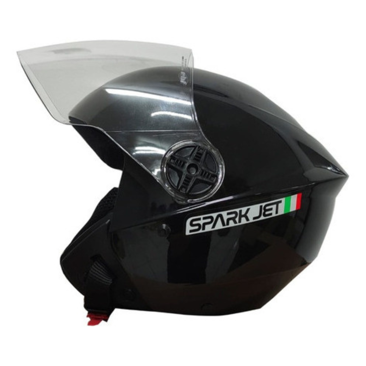 KIT Capacete Moto Ebf Spark Jet Aberto + Viseira Camaleão