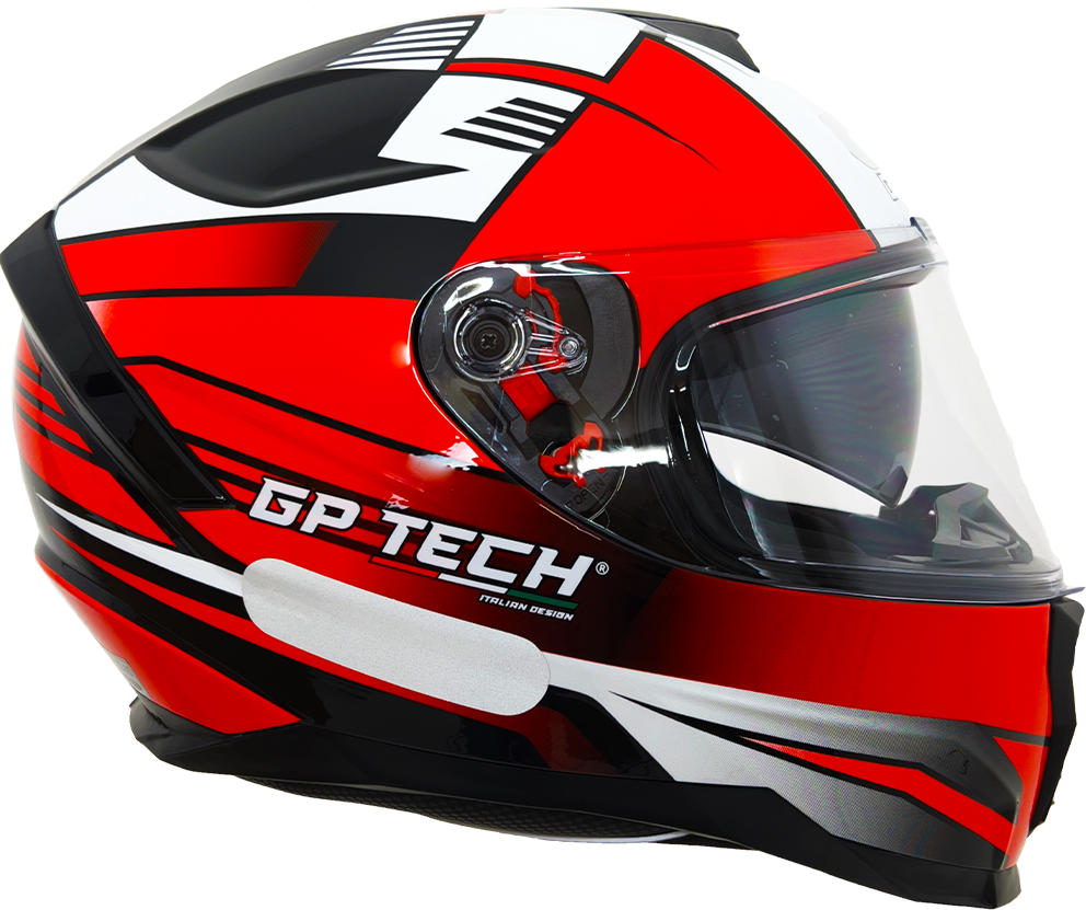 Capacete GP Tech Ultra SV Fusion Flag Óculos Interno Fume Viseira Solar