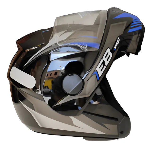 Capacete Articulado Ebf New E8 Robocop Escamoteável + Cores