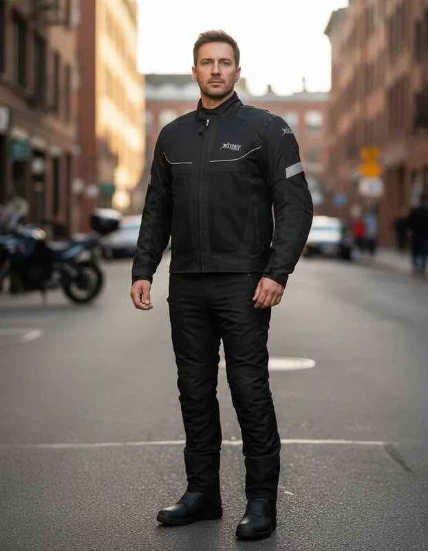 Jaqueta Motociclista Xtroy Verão Com Bolso e Proteção