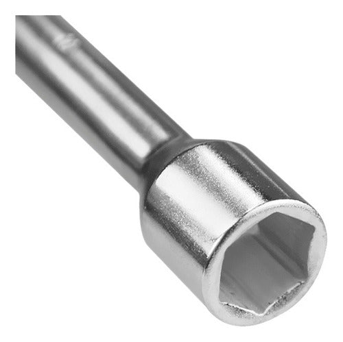 Chave De Roda Estrela Universal Carro 4 Bocas 17 19 21 23mm