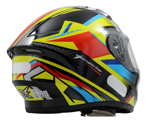 Kit Capacete Xtroy Esportivo Com Narigueira + Vis Camaleão