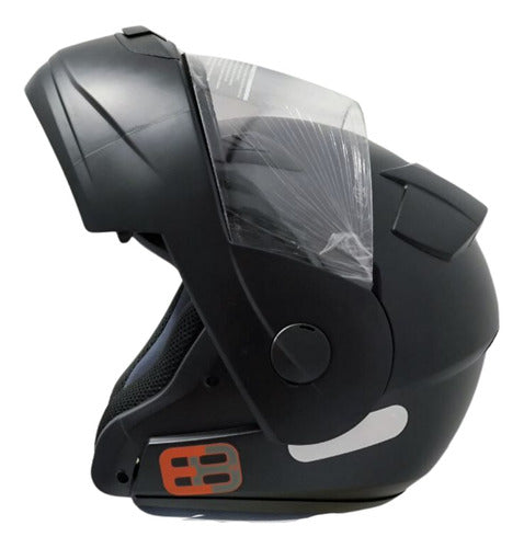 Capacete Articulado Ebf New E8 Robocop Escamoteável + Cores