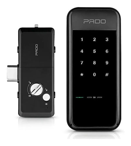 Fechadura Digital Porta Eletronica Sobrepor PADO Com Senha