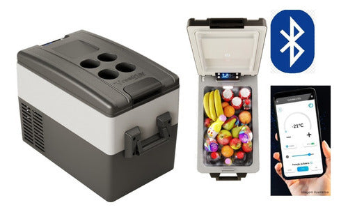 Geladeira Portátil Para Caminhão Carro Van Motor Home 31 Lt