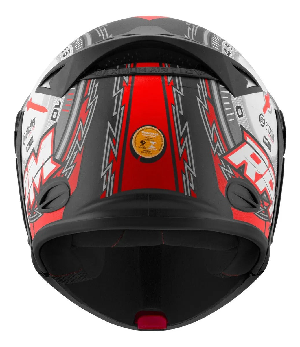 Capacete Etceter Rpm Gladiator Robocop Articulado Brilhante