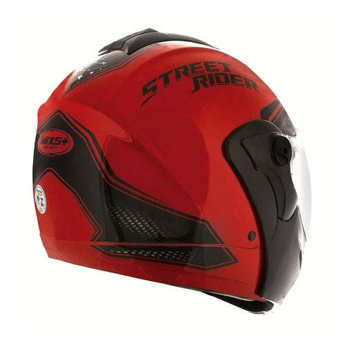 Capacete Escamoteável Mixs Captiva Street Rider Com Óculos