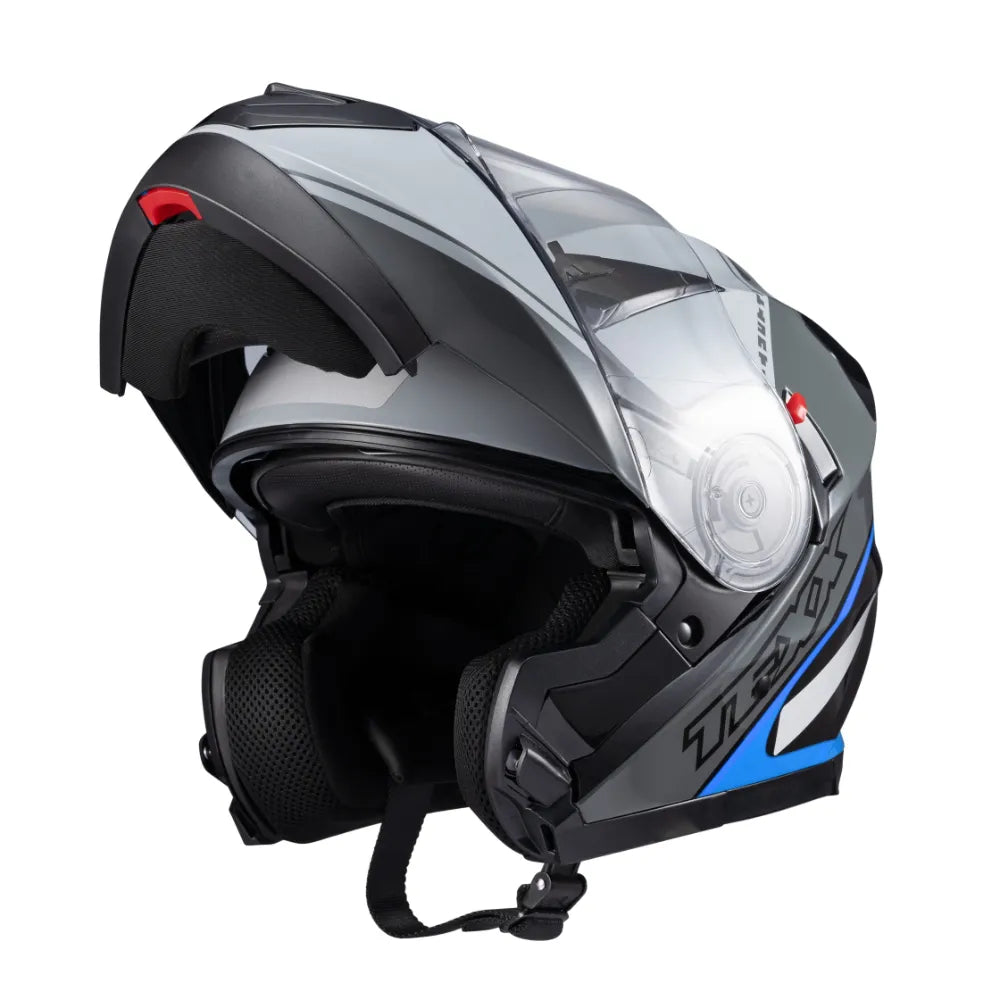 Capacete Escamoteavel Texx Gladiator V3 Makan C/ Óculos Fumê