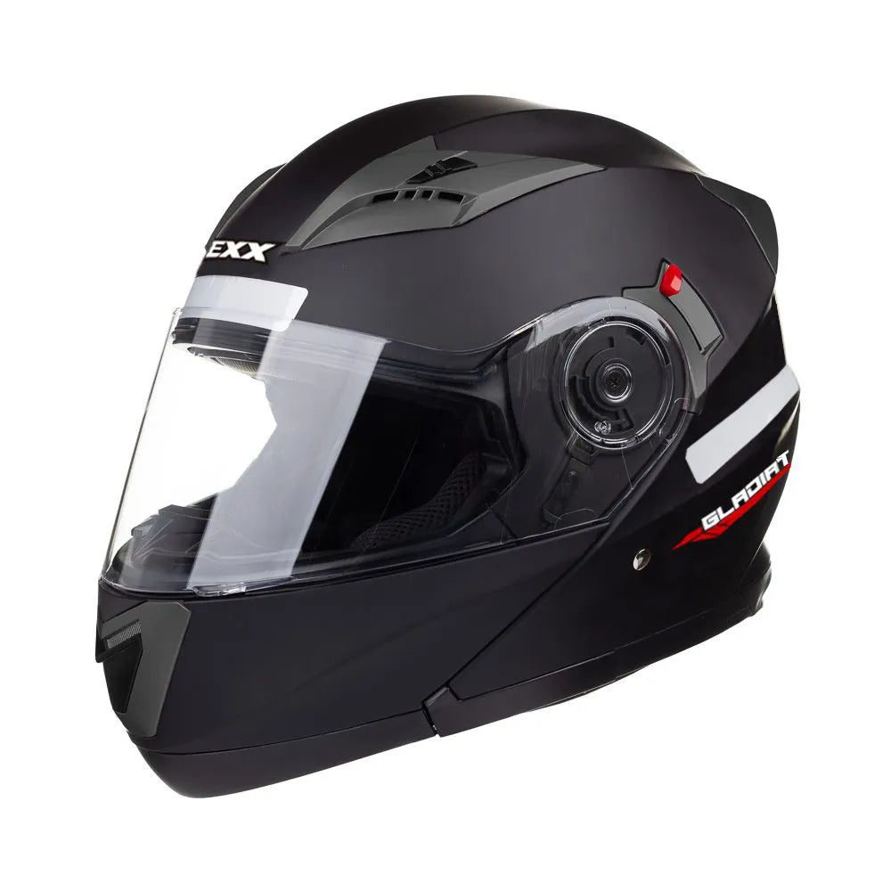 Capacete Escamoteável Texx Gladiator V3 Preto Fosco