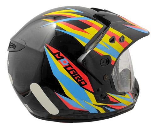 Capacete Ebf Motard New Street Moto Cross Fechado