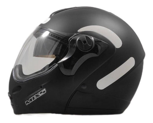 Capacete Escamoteável Mixs Captiva Street Rider Com Óculos
