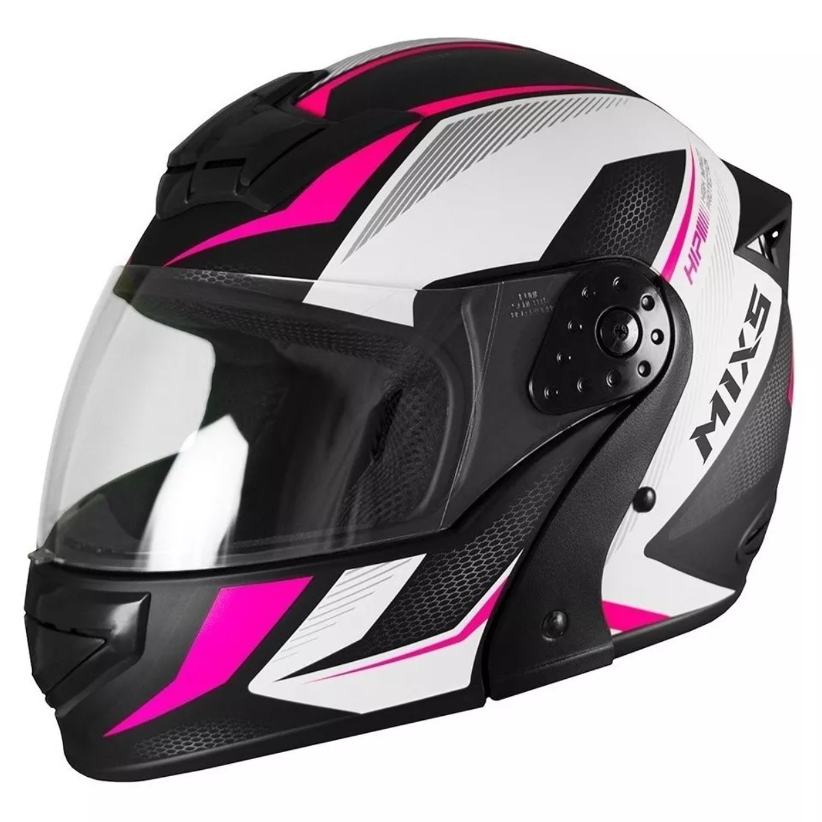 Capacete Para Moto Escamoteável Mixs Gladiator Neo Fosco