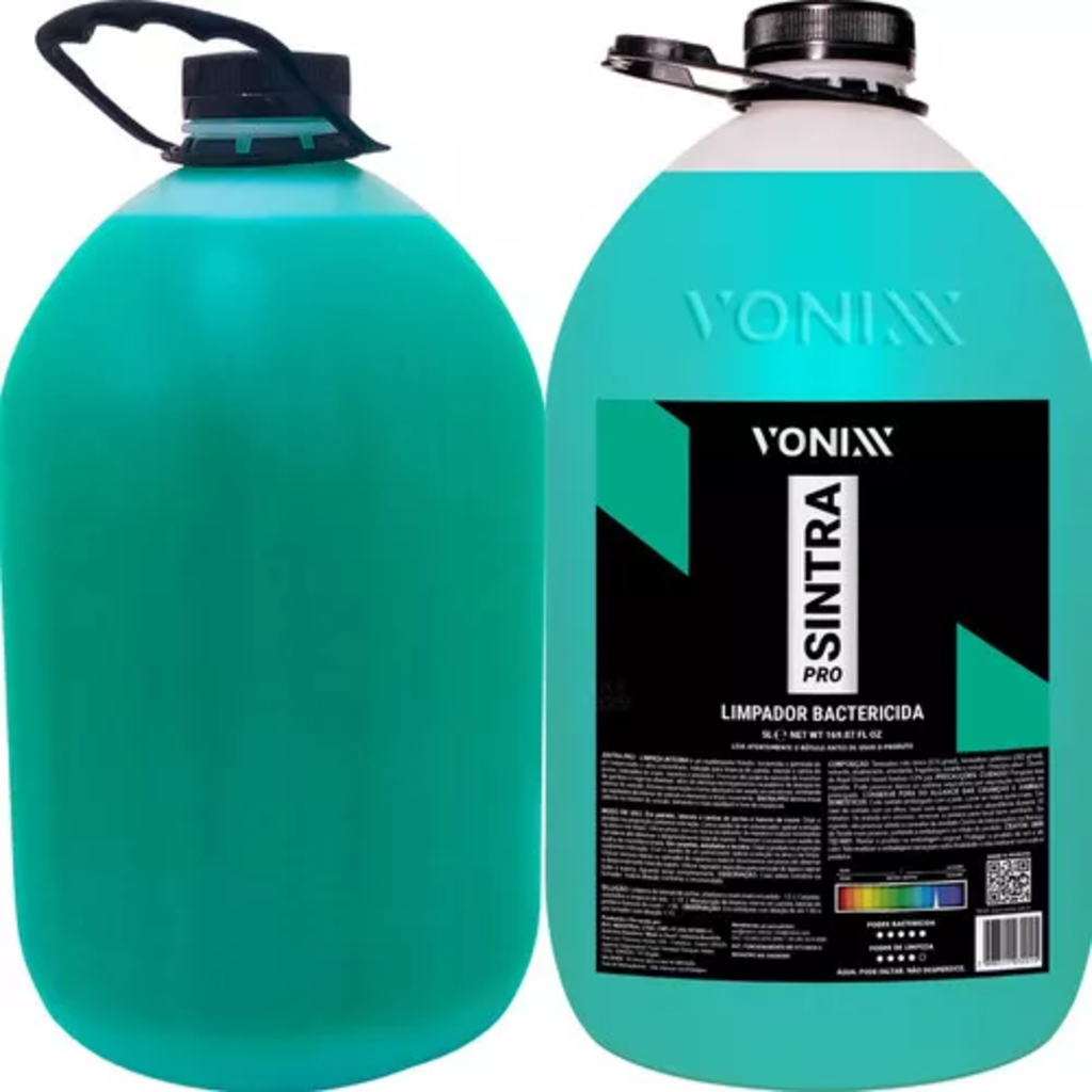 Sintra Pro Limpeza Interna De Veiculos Vonixx 5l Bactericida