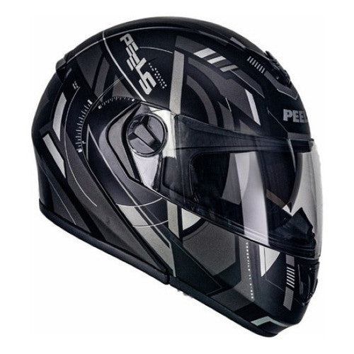 Capacete Moto Articulado Peels Urban Robocop C/ Óculos