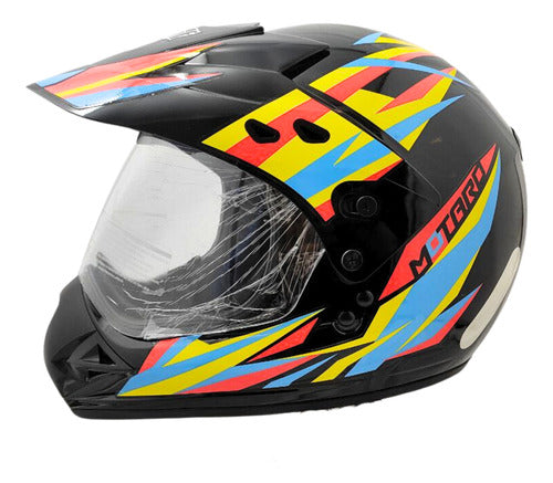 Capacete Ebf Motard New Street Moto Cross Fechado