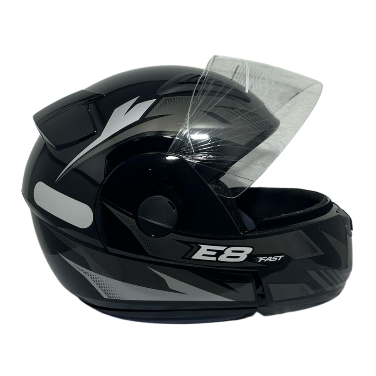Capacete Articulado Ebf New E8 Robocop Escamoteável + Cores