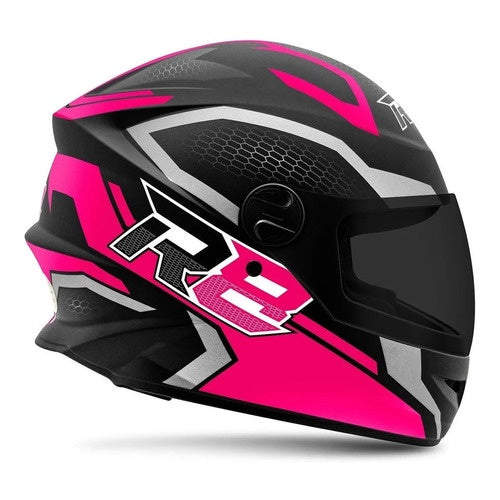 Capacete Moto Fechado Fosco Protork R8 Air Com Viseira Fumê