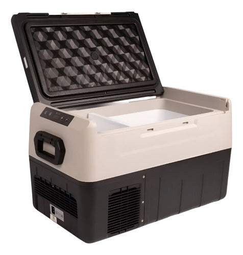 Geladeira Portatil 35l Resfri Ar Quadrivolt 12/24v 127/220v