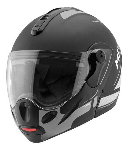 Capacete Escamoteável Mixs Captiva Street Rider Com Óculos