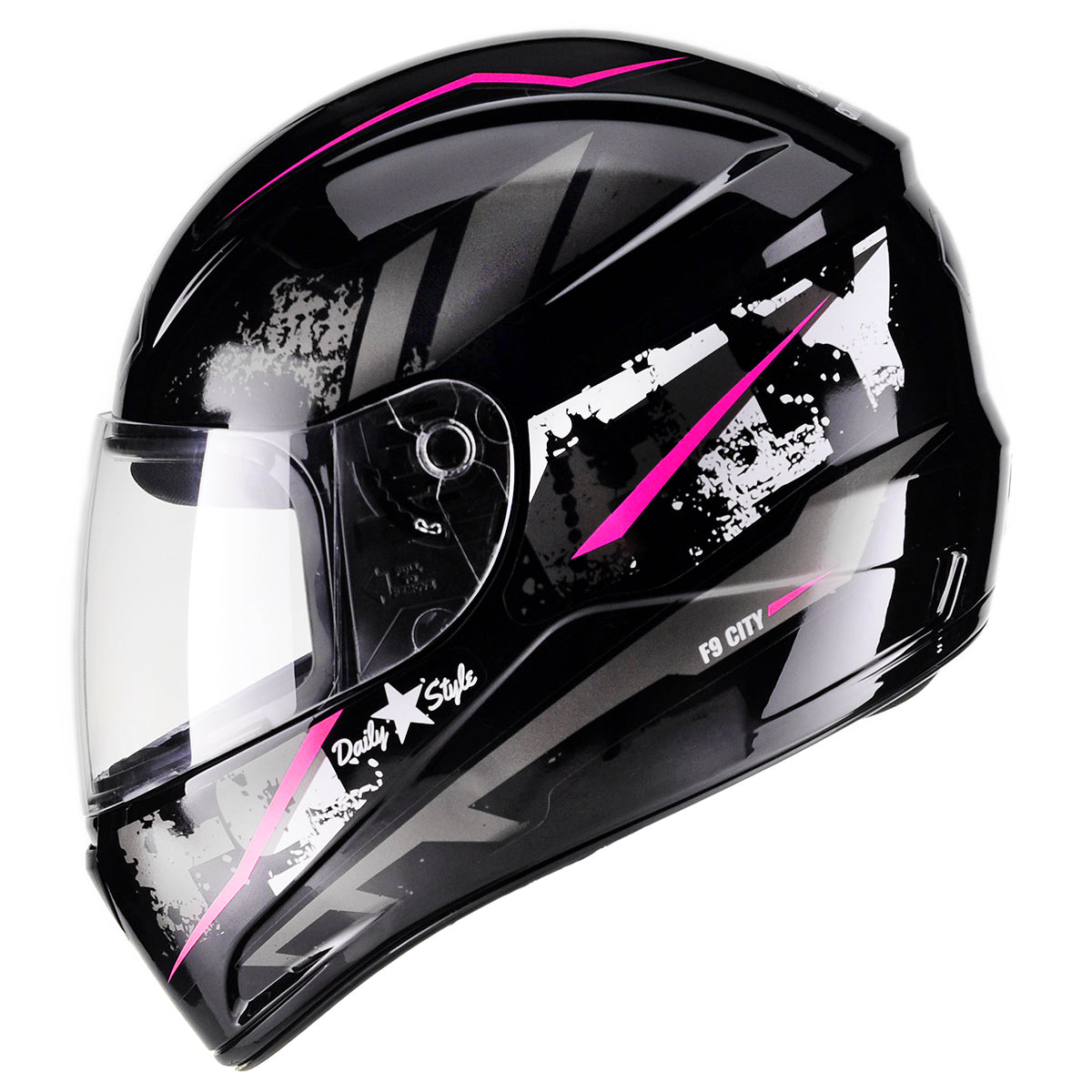 Capacete Moto Fechado Fly F-9 Classic Racing Feminino Masculino