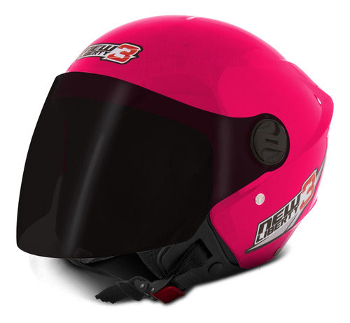 Capacete Aberto Pro Tork New Liberty 3 Three Viseira Fumê