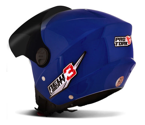 Capacete Aberto Pro Tork New Liberty 3 Three Viseira Fumê
