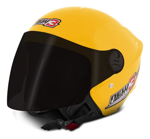Capacete Aberto Pro Tork New Liberty 3 Three Viseira Fumê