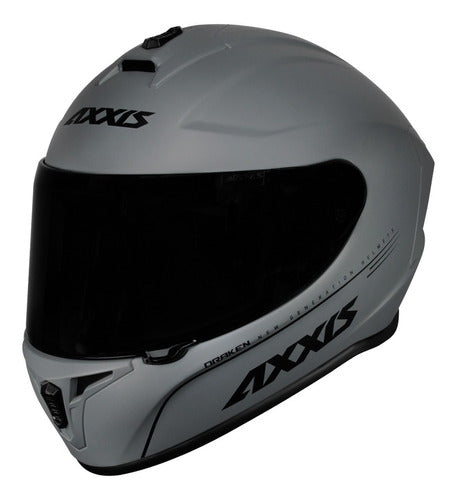 Capacete Axxis Draken Monocolor Preto Fosco Lançamento + Nf