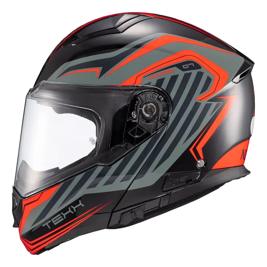 Capacete Escamoteavel Texx Gladiator V3 Kratos C/ Óculos Fumê