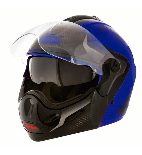 Capacete Escamoteável Mixs Captiva Street Rider Com Óculos