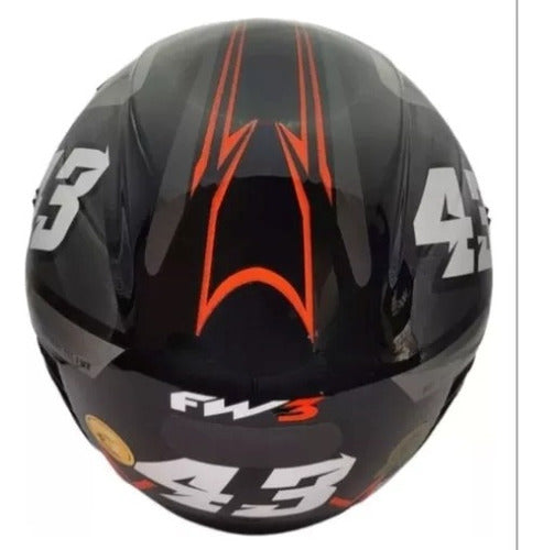 Capacete Fw3 X Open 43 Com Óculos Interno Aberto Top