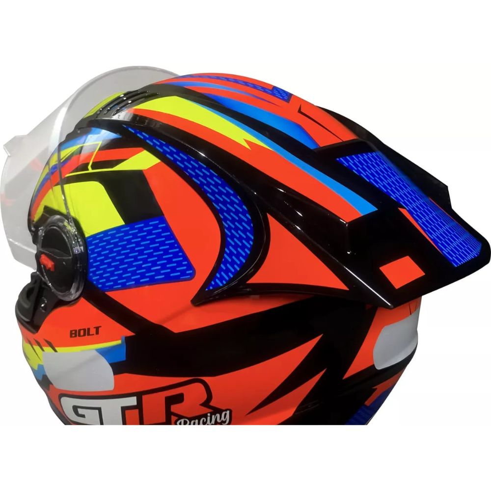 Capacete FW3 GT Racing Bolt Design Com Narigueira