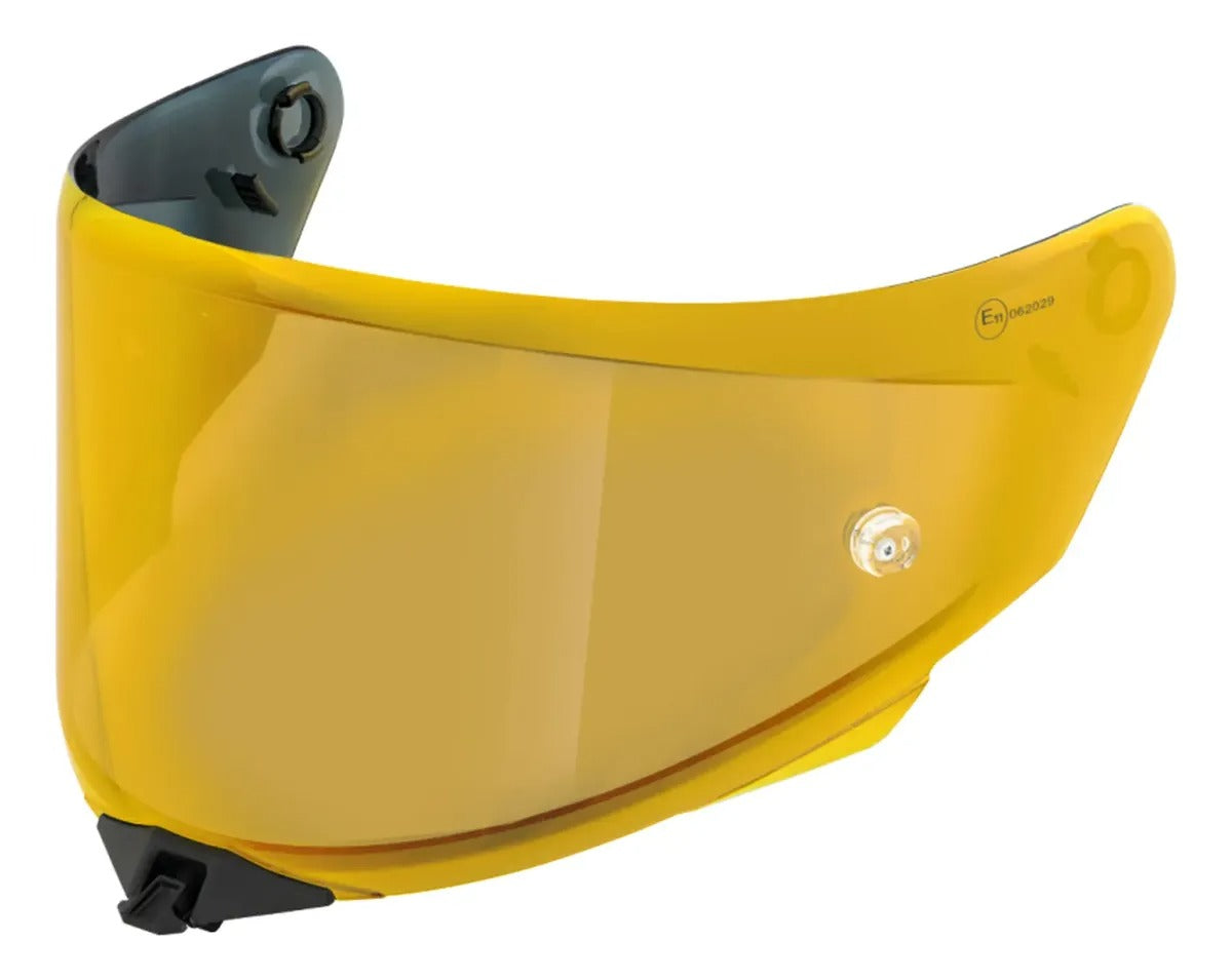 Viseira Iridium Dourada Para Capacete Tt-revo Kyt Mega Lopes