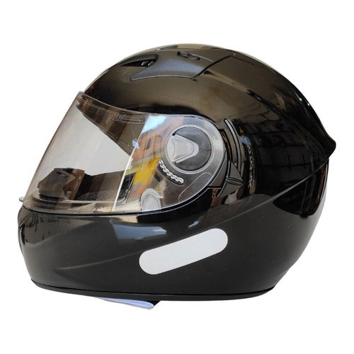Capacete Moto Ebf Xtroy Com Óculos Interno Fumê + Narigueira