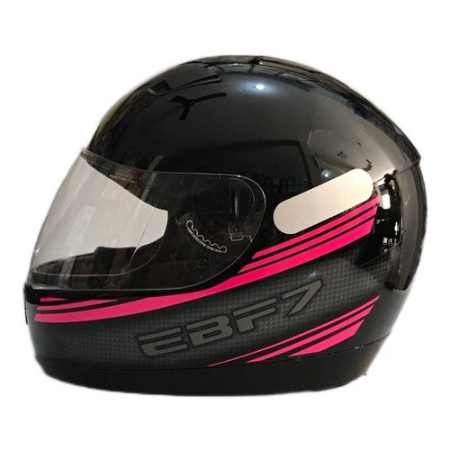Capacete Moto Ebf 7 Carbon Gt Preto Solid Várias Cores + Nf