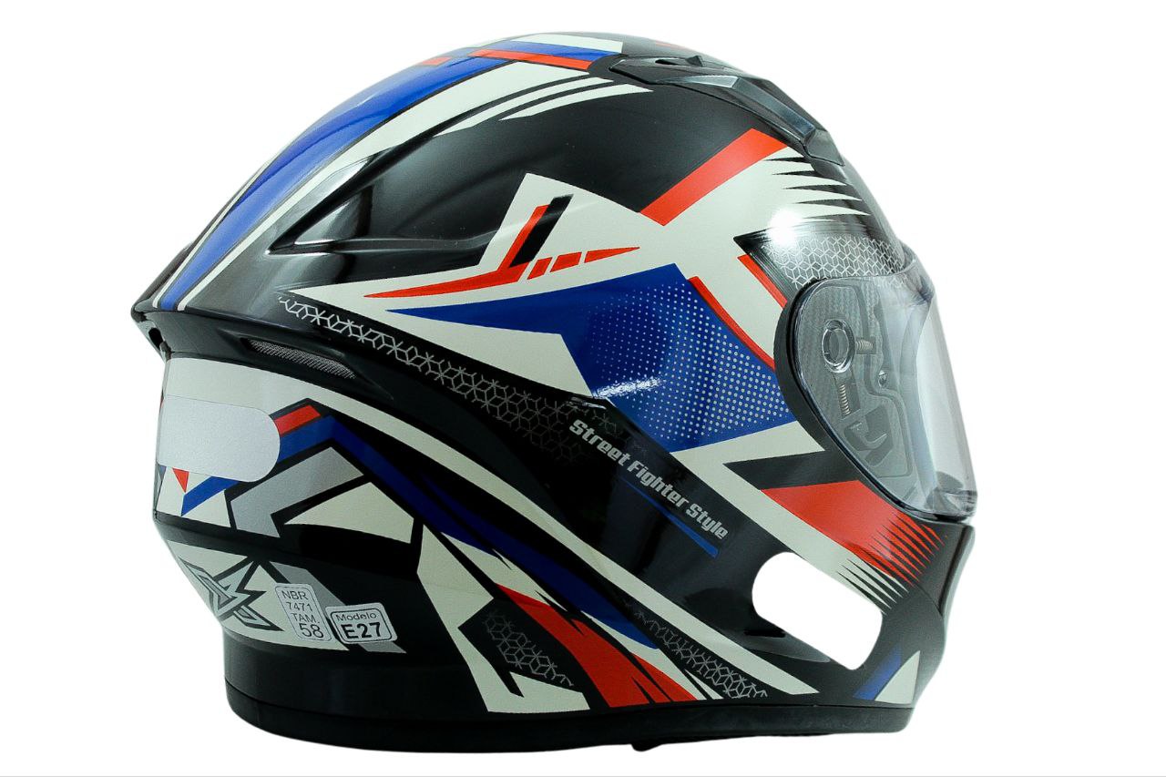 Capacete Xtroy Esportivo C/ Narigueira Masculino E Feminino