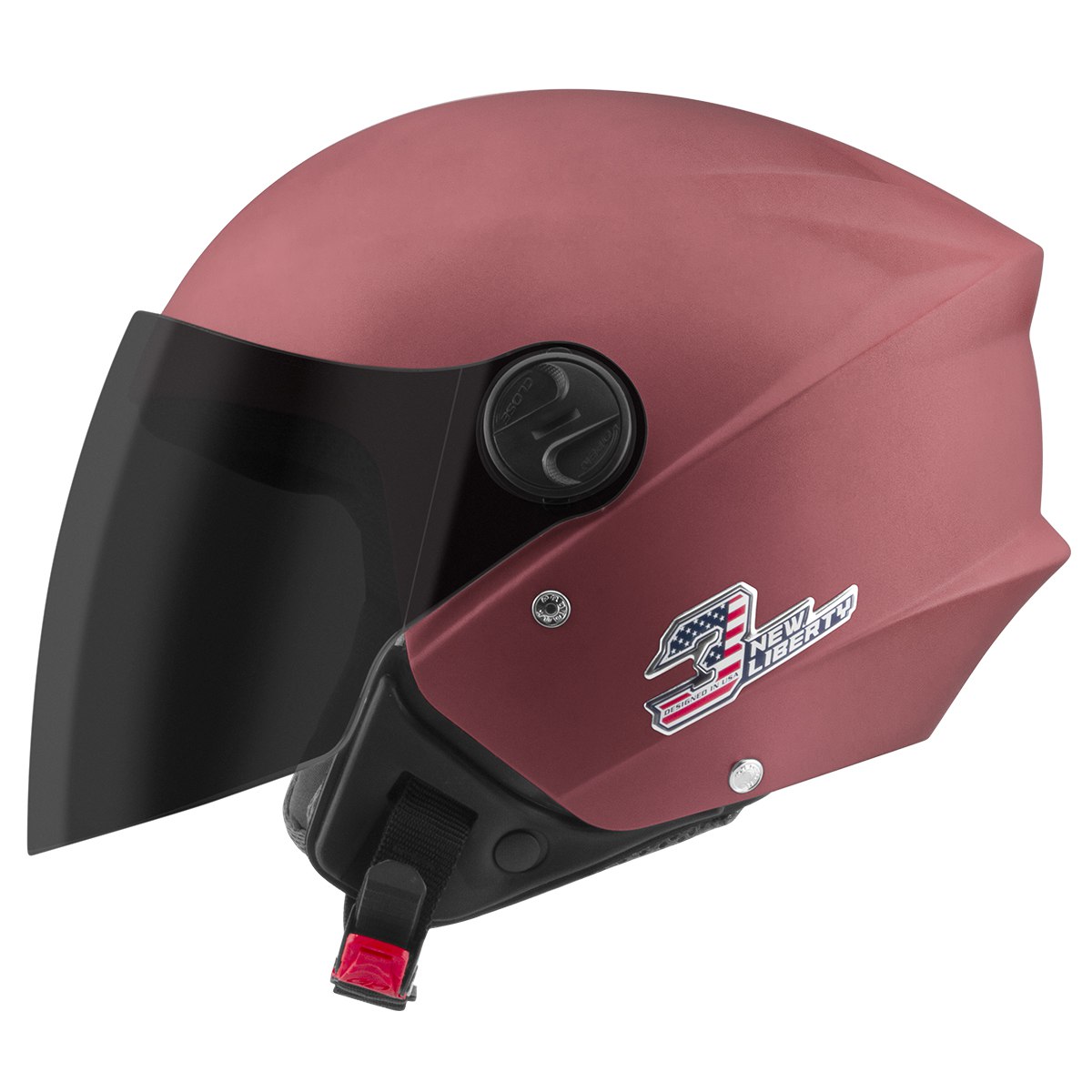 Capacete Aberto Pro Tork New Three Elite Com Viseira Fumê