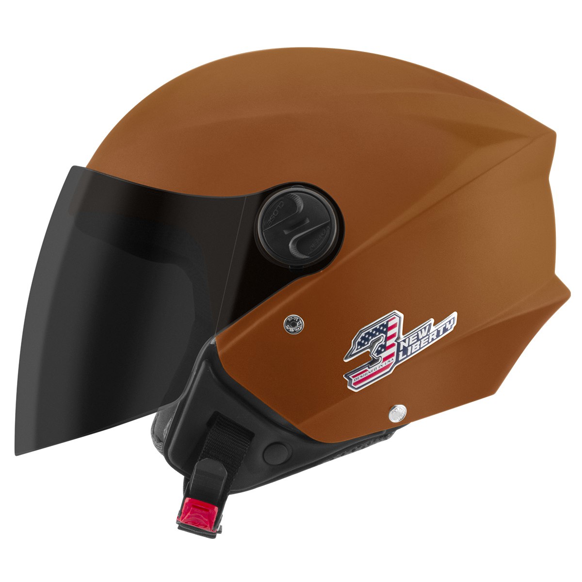 Capacete Aberto Pro Tork New Three Elite Com Viseira Fumê