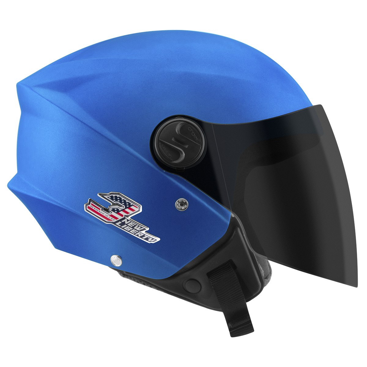 Capacete Aberto Pro Tork New Three Elite Com Viseira Fumê