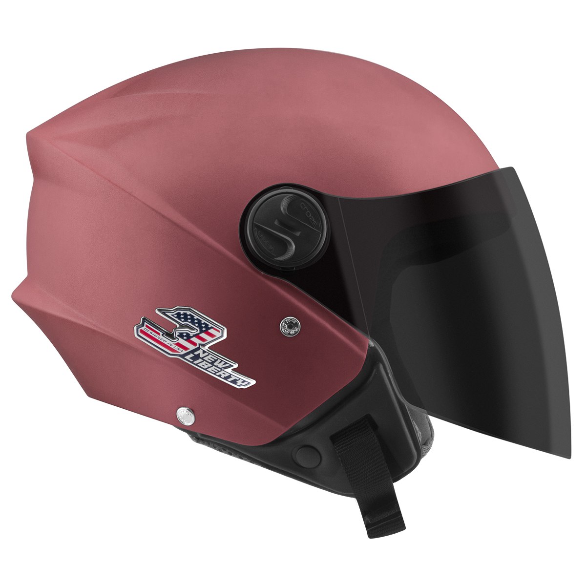 Capacete Aberto Pro Tork New Three Elite Com Viseira Fumê