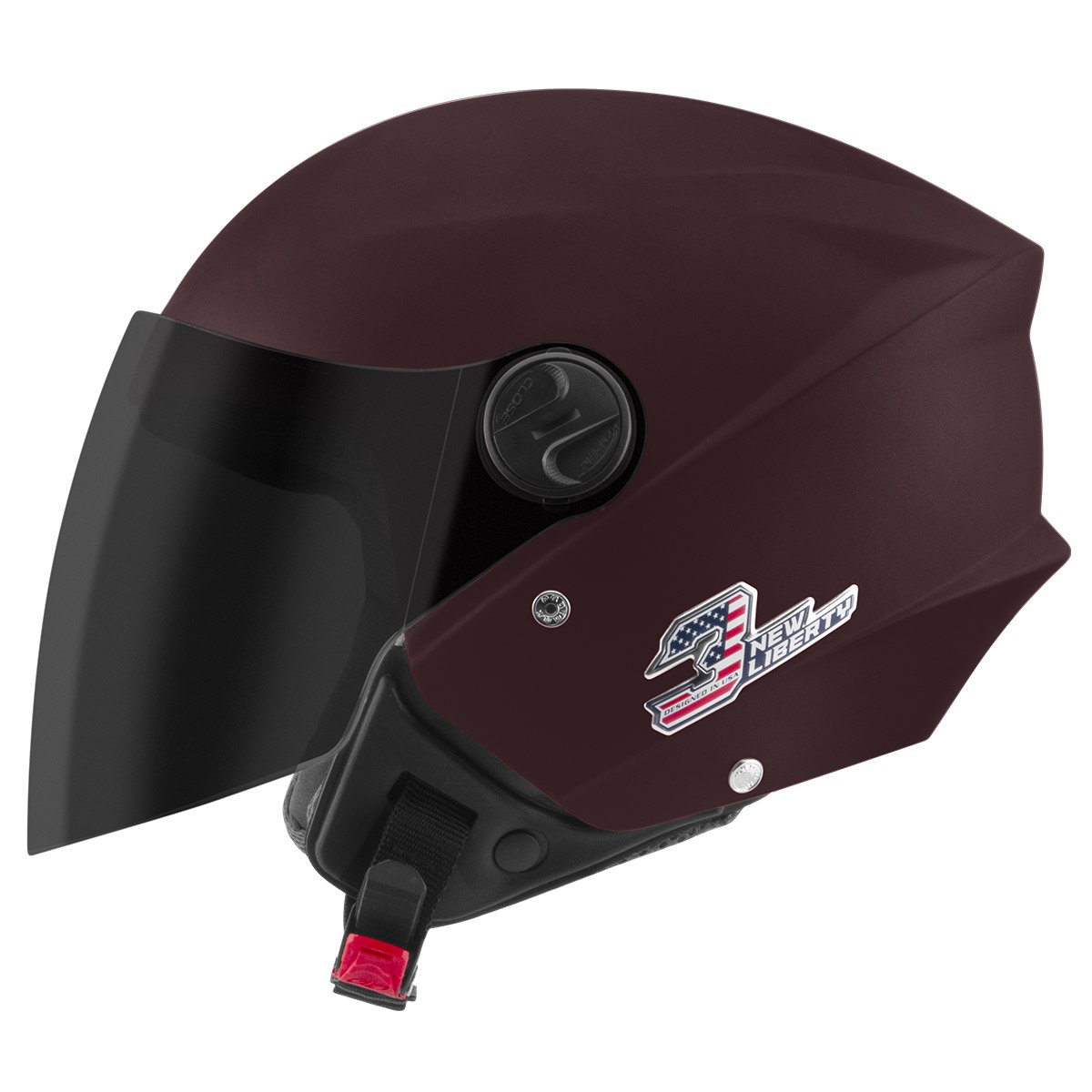 Capacete Aberto Pro Tork New Three Elite Com Viseira Fumê