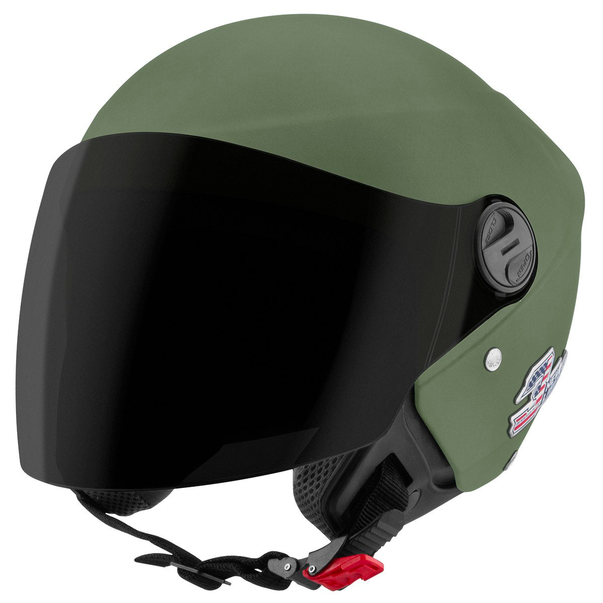 Capacete Aberto Pro Tork New Three Elite Com Viseira Fumê