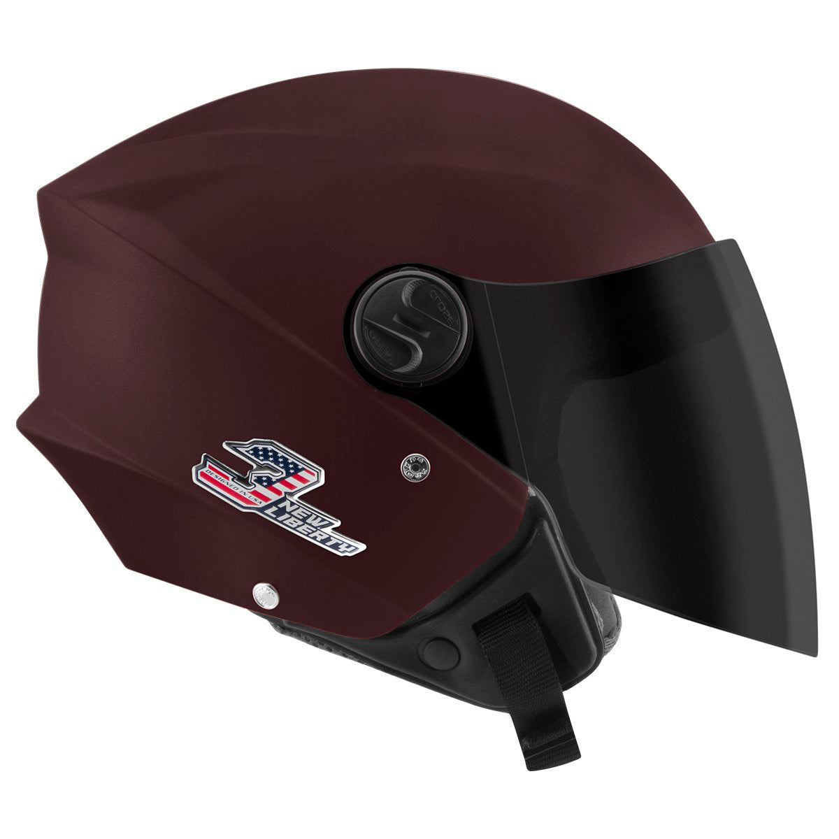 Capacete Aberto Pro Tork New Three Elite Com Viseira Fumê