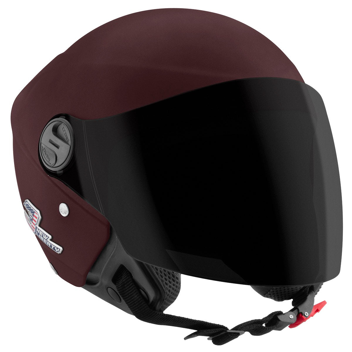 Capacete Aberto Pro Tork New Three Elite Com Viseira Fumê